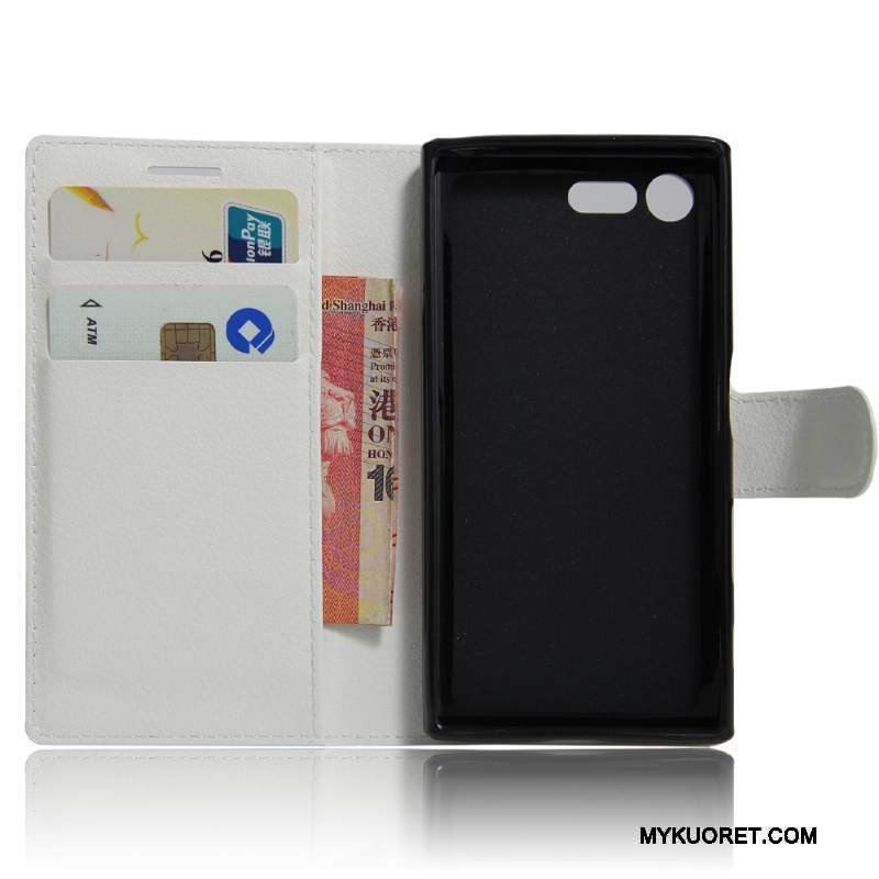 Kuori Sony Xperia X Compact Nahka Vihreä, Kotelo Sony Xperia X Compact Suojaus