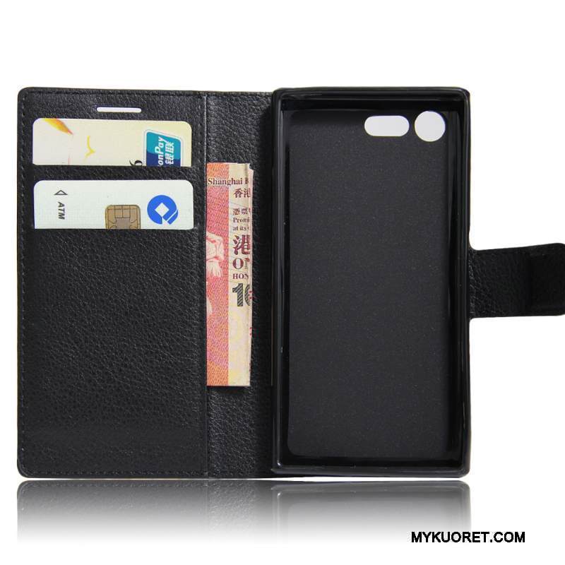 Kuori Sony Xperia X Compact Nahka Vihreä, Kotelo Sony Xperia X Compact Suojaus