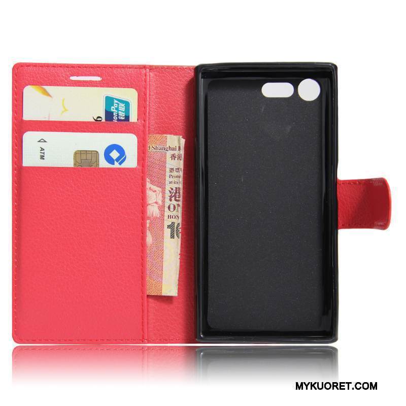 Kuori Sony Xperia X Compact Nahka Vihreä, Kotelo Sony Xperia X Compact Suojaus