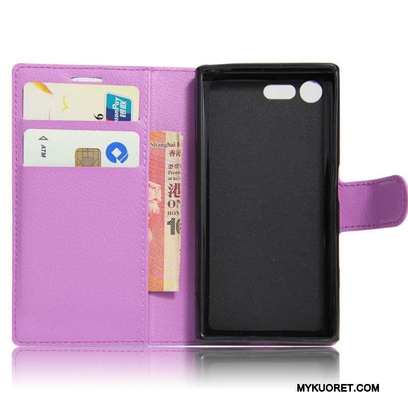 Kuori Sony Xperia X Compact Nahka Vihreä, Kotelo Sony Xperia X Compact Suojaus