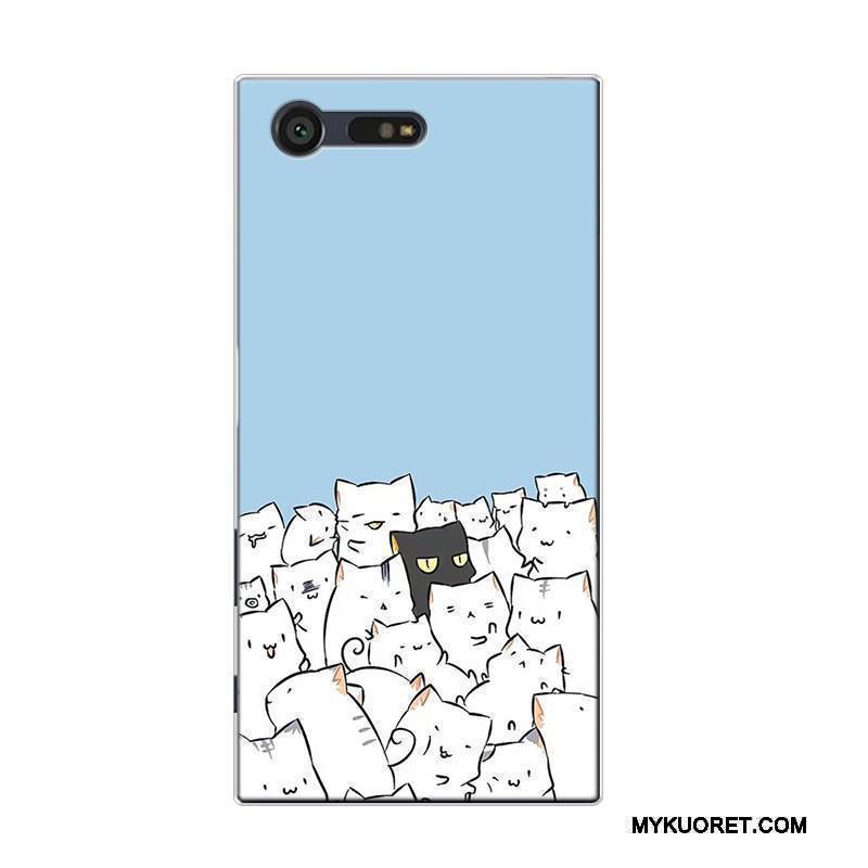 Kuori Sony Xperia X Compact Pehmeä Neste Läpinäkyvä Vihreä, Kotelo Sony Xperia X Compact Suojaus Kova Murtumaton