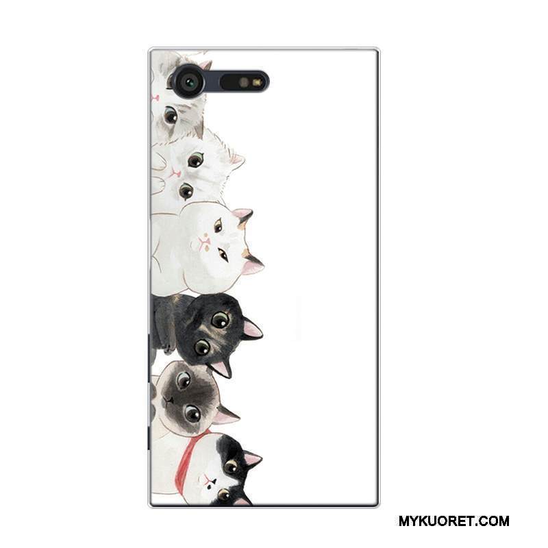 Kuori Sony Xperia X Compact Pehmeä Neste Läpinäkyvä Vihreä, Kotelo Sony Xperia X Compact Suojaus Kova Murtumaton