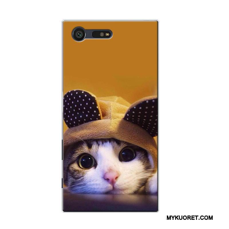 Kuori Sony Xperia X Compact Pehmeä Neste Läpinäkyvä Vihreä, Kotelo Sony Xperia X Compact Suojaus Kova Murtumaton