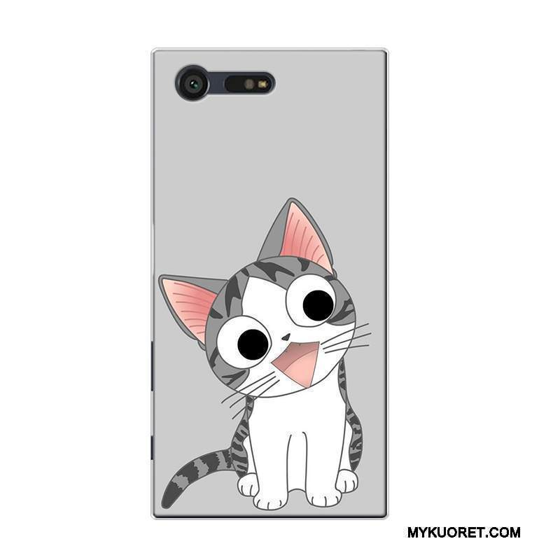 Kuori Sony Xperia X Compact Pehmeä Neste Läpinäkyvä Vihreä, Kotelo Sony Xperia X Compact Suojaus Kova Murtumaton