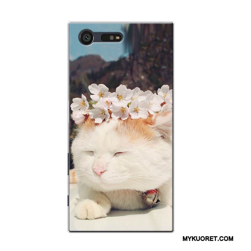 Kuori Sony Xperia X Compact Pehmeä Neste Läpinäkyvä Vihreä, Kotelo Sony Xperia X Compact Suojaus Kova Murtumaton