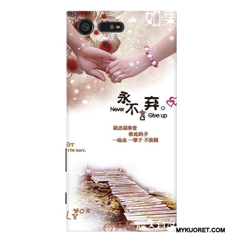 Kuori Sony Xperia X Compact Pehmeä Neste Muokata Murtumaton, Kotelo Sony Xperia X Compact Suojaus Valkoinen Malli