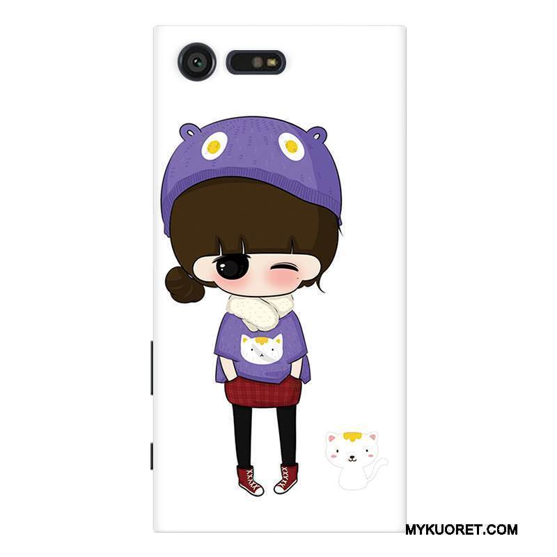 Kuori Sony Xperia X Compact Pehmeä Neste Muokata Murtumaton, Kotelo Sony Xperia X Compact Suojaus Valkoinen Malli