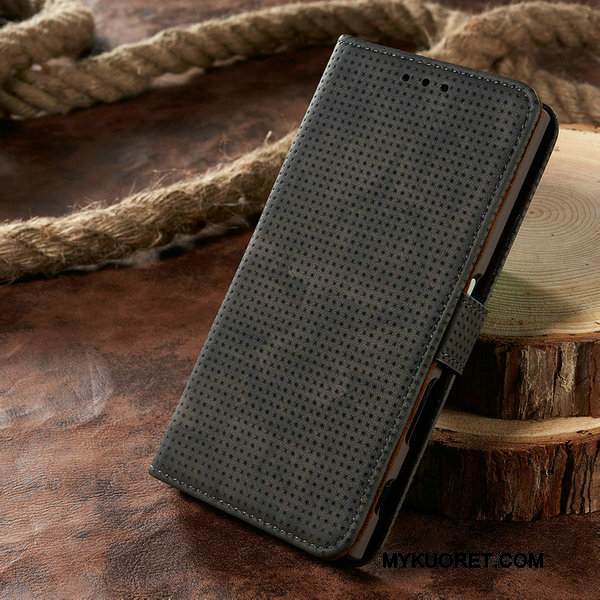 Kuori Sony Xperia X Compact Salkku Kukkakuvio Puhelimen Kuoret, Kotelo Sony Xperia X Compact Nahka