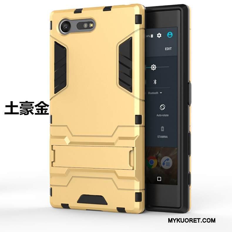 Kuori Sony Xperia X Compact Silikoni Kova Kulta, Kotelo Sony Xperia X Compact Suojaus Puhelimen Kuoret Murtumaton