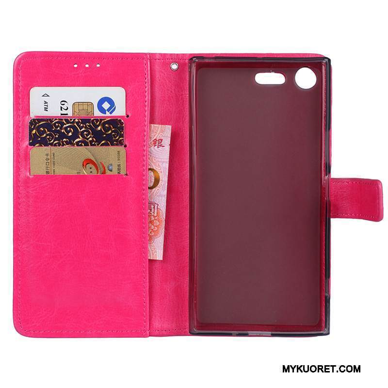 Kuori Sony Xperia X Compact Suojaus Puhelimen Kuoret Keltainen, Kotelo Sony Xperia X Compact Nahka