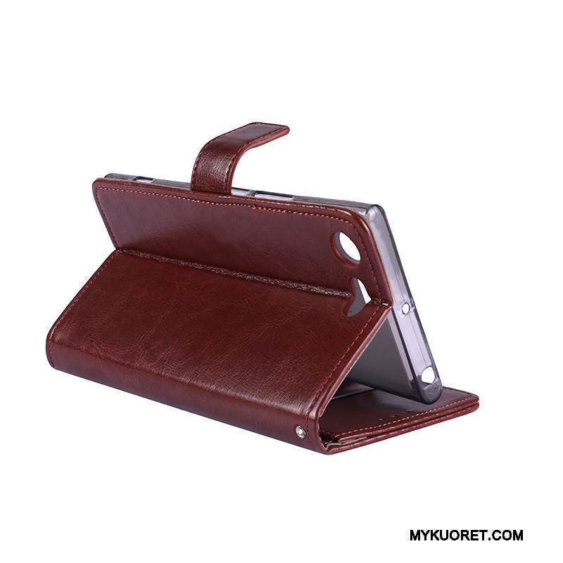 Kuori Sony Xperia X Compact Suojaus Puhelimen Kuoret Keltainen, Kotelo Sony Xperia X Compact Nahka