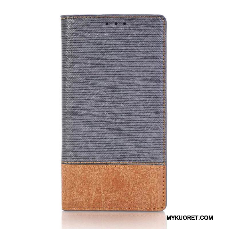 Kuori Sony Xperia X Compact Suojaus Vaalean, Kotelo Sony Xperia X Compact Nahka