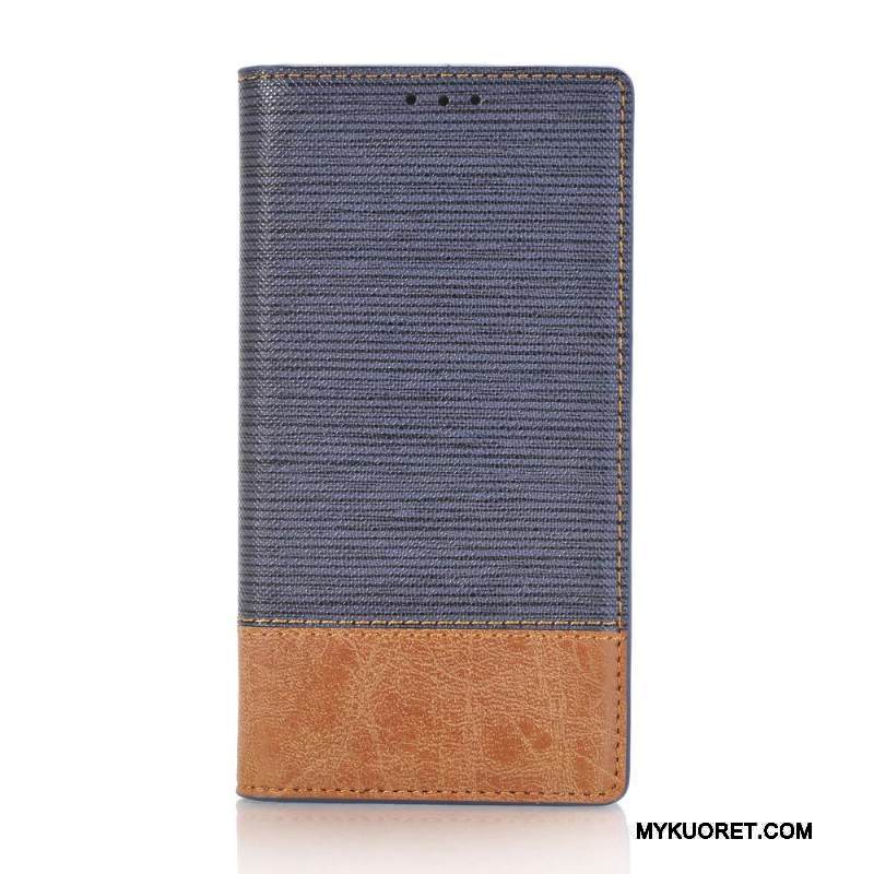 Kuori Sony Xperia X Compact Suojaus Vaalean, Kotelo Sony Xperia X Compact Nahka