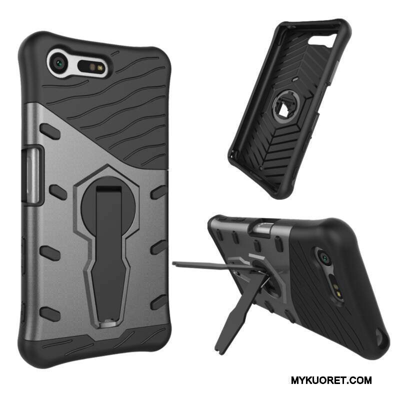 Kuori Sony Xperia X Compact Tuki Murtumaton Hopea, Kotelo Sony Xperia X Compact Suojaus Puhelimen Kuoret