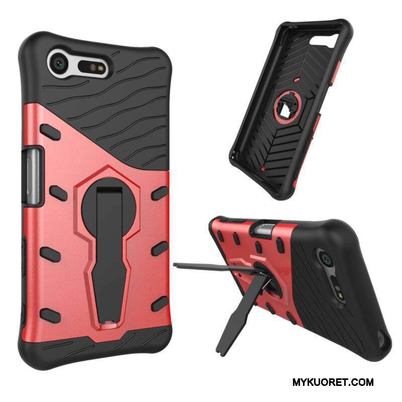 Kuori Sony Xperia X Compact Tuki Murtumaton Hopea, Kotelo Sony Xperia X Compact Suojaus Puhelimen Kuoret