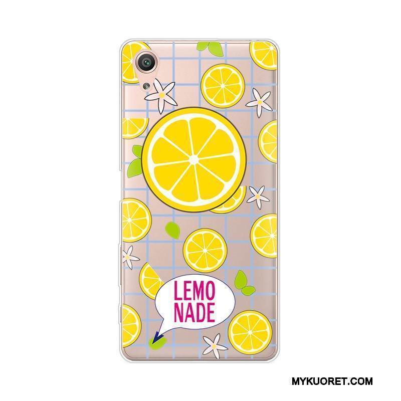 Kuori Sony Xperia X Pehmeä Neste Murtumaton Ultra, Kotelo Sony Xperia X Silikoni Puhelimen Kuoret Keltainen