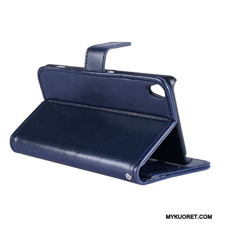 Kuori Sony Xperia X Performance Kuoret Puhelimen Kuoret Sininen, Kotelo Sony Xperia X Performance Nahka