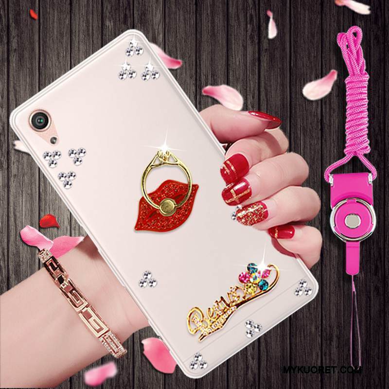 Kuori Sony Xperia X Performance Strassi Kulta Trendi, Kotelo Sony Xperia X Performance Suojaus Puhelimen Kuoret