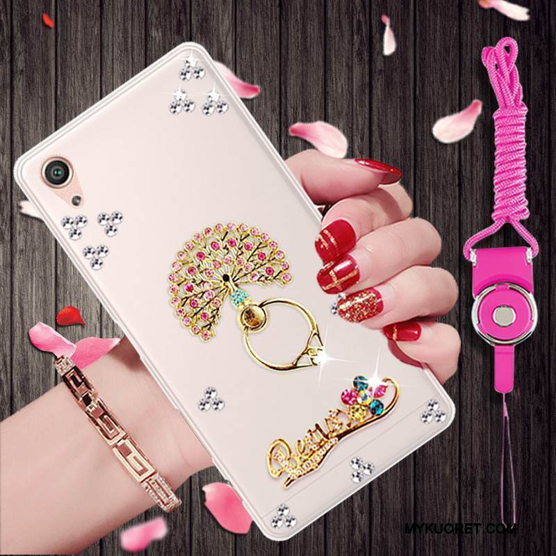 Kuori Sony Xperia X Performance Strassi Kulta Trendi, Kotelo Sony Xperia X Performance Suojaus Puhelimen Kuoret