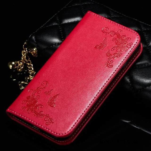 Kuori Sony Xperia X Performance Suojaus Punainen Murtumaton, Kotelo Sony Xperia X Performance Nahka