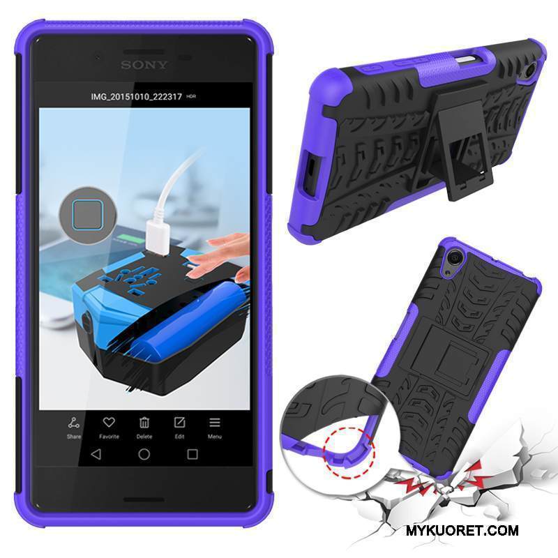 Kuori Sony Xperia X Performance Tuki Puhelimen Kuoret Vihreä, Kotelo Sony Xperia X Performance Suojaus