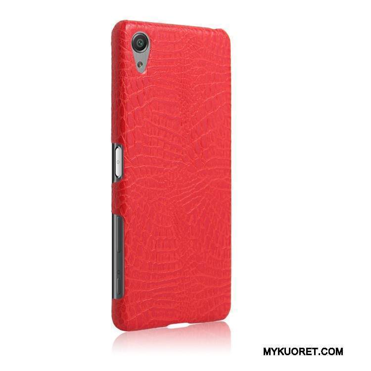 Kuori Sony Xperia X Performance Vuosikerta Puhelimen Kuoret Krokotiili, Kotelo Sony Xperia X Performance Suojaus Sininen