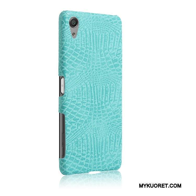 Kuori Sony Xperia X Performance Vuosikerta Puhelimen Kuoret Krokotiili, Kotelo Sony Xperia X Performance Suojaus Sininen