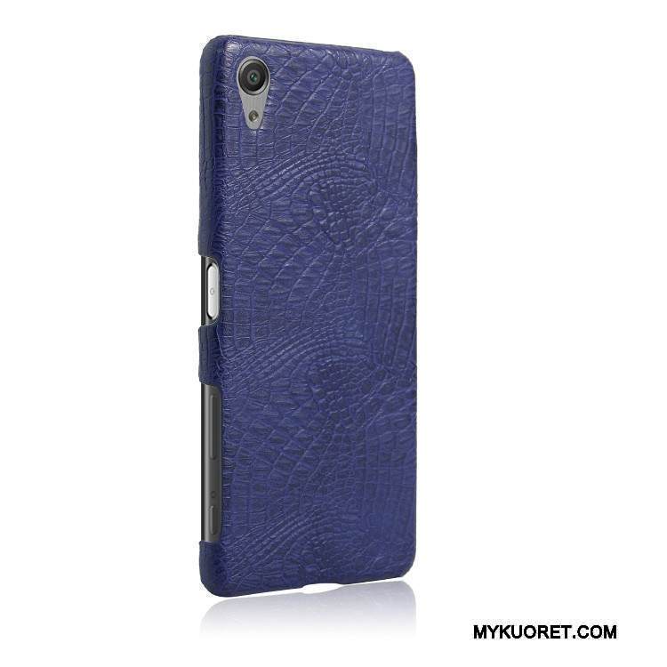 Kuori Sony Xperia X Performance Vuosikerta Puhelimen Kuoret Krokotiili, Kotelo Sony Xperia X Performance Suojaus Sininen