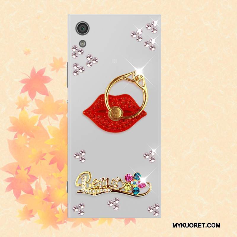 Kuori Sony Xperia X Suojaus Murtumaton Puhelimen Kuoret, Kotelo Sony Xperia X Pehmeä Neste Kulta Läpinäkyvä