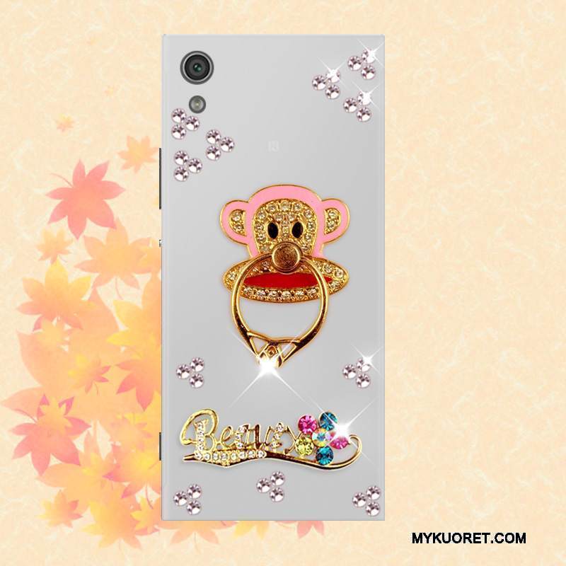 Kuori Sony Xperia X Suojaus Murtumaton Puhelimen Kuoret, Kotelo Sony Xperia X Pehmeä Neste Kulta Läpinäkyvä