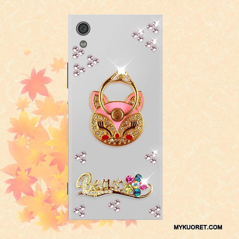 Kuori Sony Xperia X Suojaus Murtumaton Puhelimen Kuoret, Kotelo Sony Xperia X Pehmeä Neste Kulta Läpinäkyvä