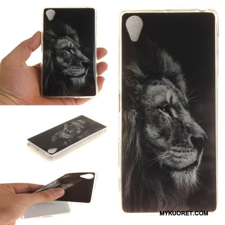 Kuori Sony Xperia X Suojaus Musta Ripustettavat Koristeet, Kotelo Sony Xperia X Pehmeä Neste Puhelimen Kuoret Murtumaton