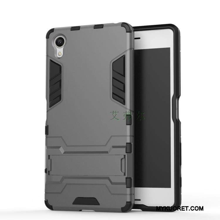 Kuori Sony Xperia X Tuki Puhelimen Kuoret Murtumaton, Kotelo Sony Xperia X Suojaus Bear Kulta