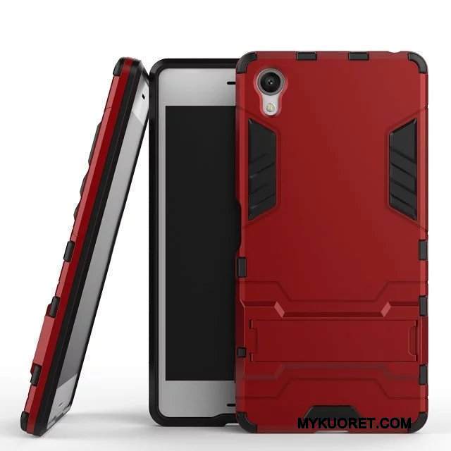 Kuori Sony Xperia X Tuki Sininen Persoonallisuus, Kotelo Sony Xperia X Suojaus Murtumaton Panssari