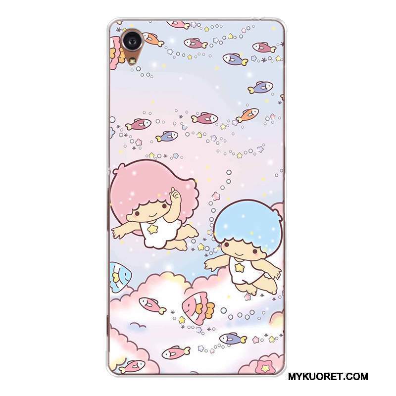 Kuori Sony Xperia Xa Laukut Sininen Murtumaton, Kotelo Sony Xperia Xa Sarjakuva Ihana Puhelimen Kuoret