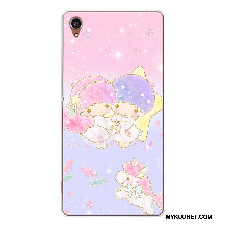 Kuori Sony Xperia Xa Laukut Sininen Murtumaton, Kotelo Sony Xperia Xa Sarjakuva Ihana Puhelimen Kuoret