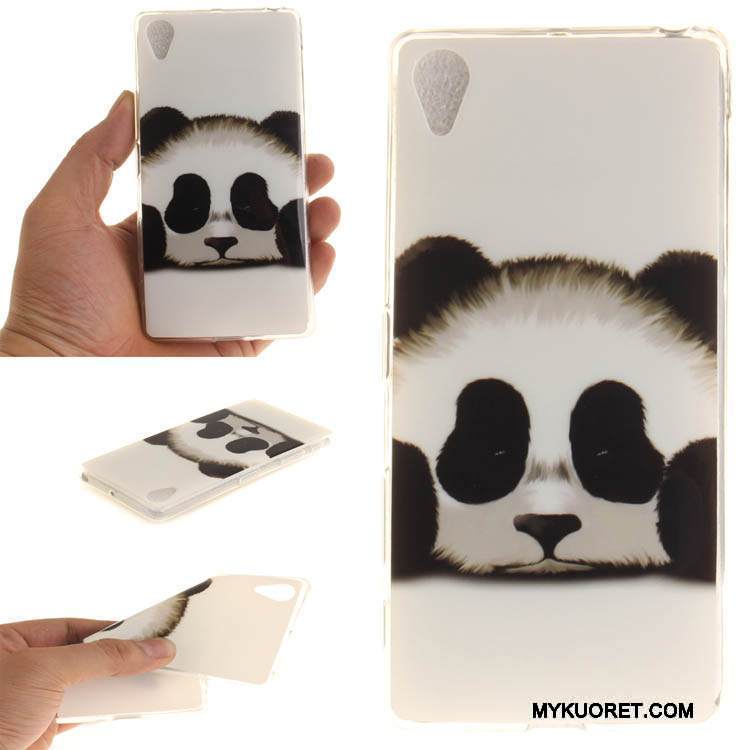 Kuori Sony Xperia Xa Pehmeä Neste Puhelimen Kuoret Keltainen, Kotelo Sony Xperia Xa Sarjakuva Ripustettavat Koristeet Murtumaton