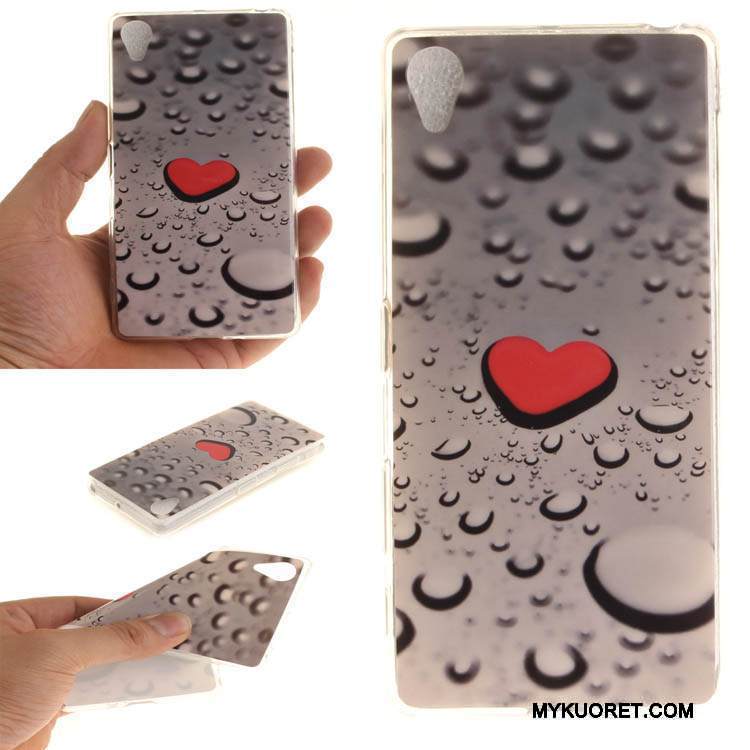 Kuori Sony Xperia Xa Pehmeä Neste Puhelimen Kuoret Keltainen, Kotelo Sony Xperia Xa Sarjakuva Ripustettavat Koristeet Murtumaton