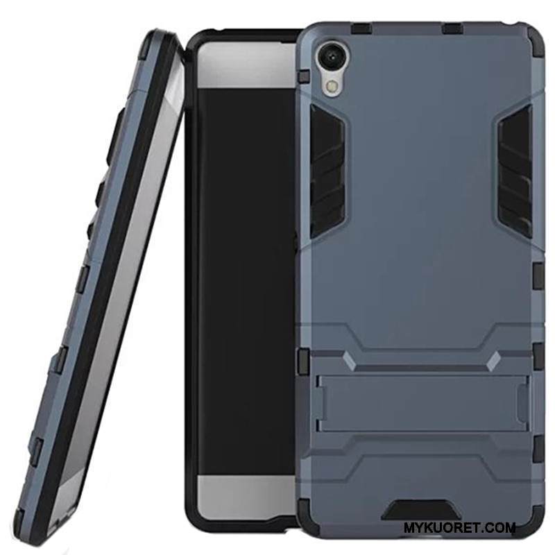 Kuori Sony Xperia Xa Tuki Puhelimen Kuoret Kova, Kotelo Sony Xperia Xa Suojaus Murtumaton Sininen