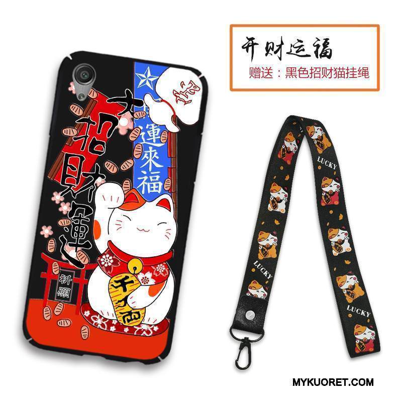 Kuori Sony Xperia Xa Ultra Laukut Puhelimen Kuoret Punainen, Kotelo Sony Xperia Xa Ultra Pesty Suede Musta