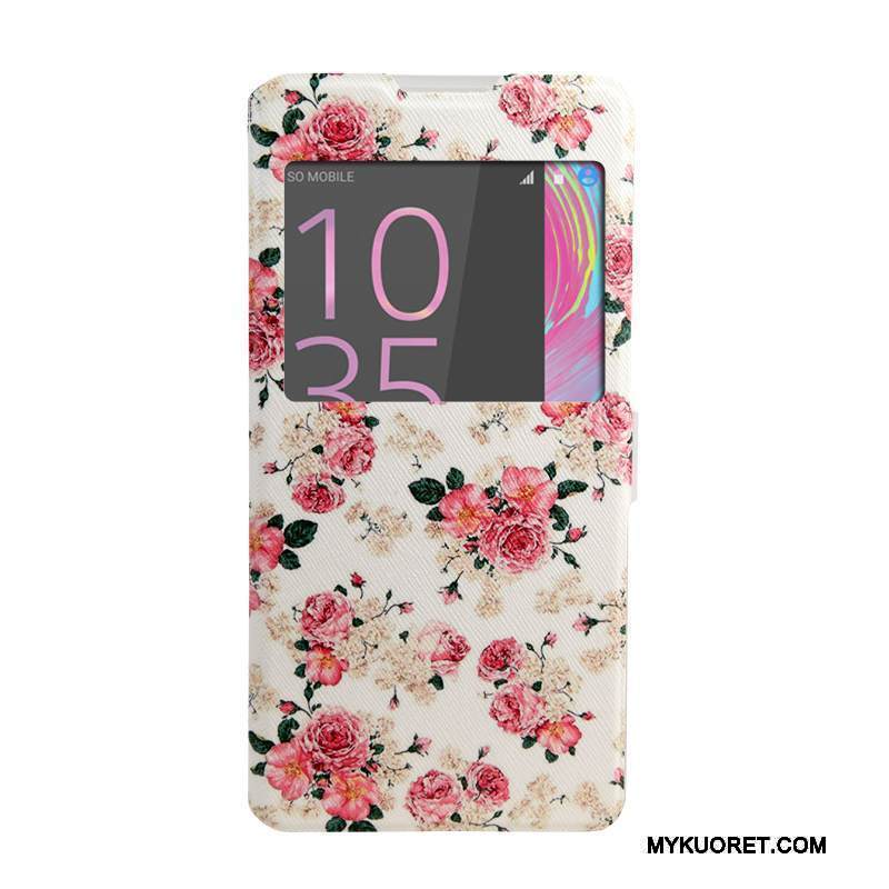 Kuori Sony Xperia Xa Ultra Nahka Jauhe Windows, Kotelo Sony Xperia Xa Ultra Kuoret