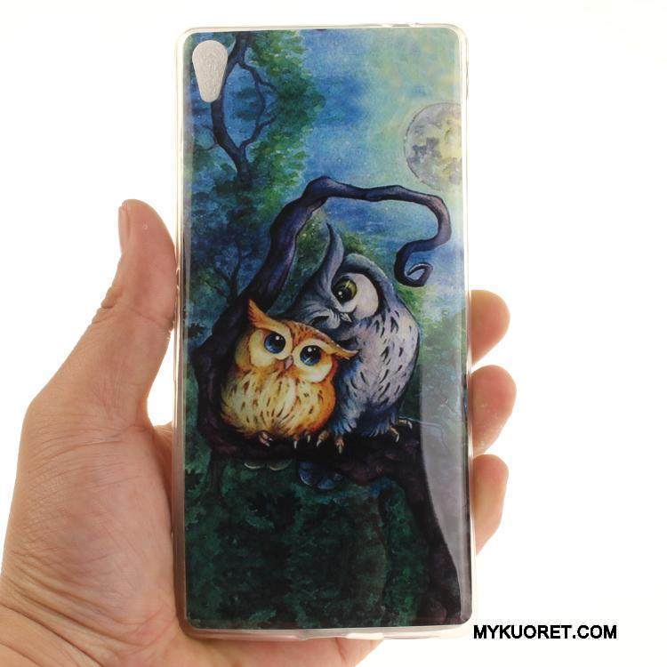 Kuori Sony Xperia Xa Ultra Pehmeä Neste Keltainen Puhelimen Kuoret, Kotelo Sony Xperia Xa Ultra Sarjakuva Ripustettavat Koristeet