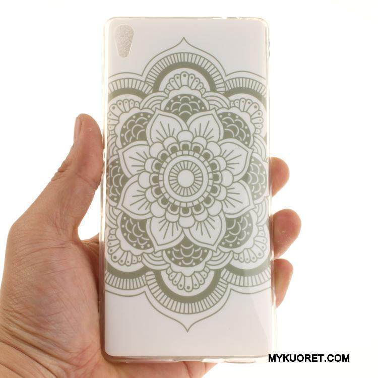 Kuori Sony Xperia Xa Ultra Pehmeä Neste Keltainen Puhelimen Kuoret, Kotelo Sony Xperia Xa Ultra Sarjakuva Ripustettavat Koristeet