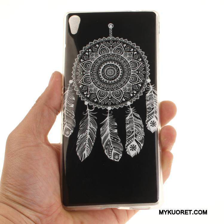 Kuori Sony Xperia Xa Ultra Pehmeä Neste Keltainen Puhelimen Kuoret, Kotelo Sony Xperia Xa Ultra Sarjakuva Ripustettavat Koristeet