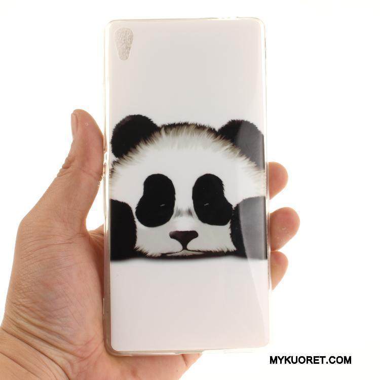 Kuori Sony Xperia Xa Ultra Pehmeä Neste Keltainen Puhelimen Kuoret, Kotelo Sony Xperia Xa Ultra Sarjakuva Ripustettavat Koristeet