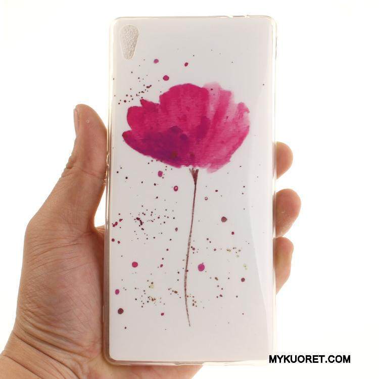 Kuori Sony Xperia Xa Ultra Pehmeä Neste Keltainen Puhelimen Kuoret, Kotelo Sony Xperia Xa Ultra Sarjakuva Ripustettavat Koristeet