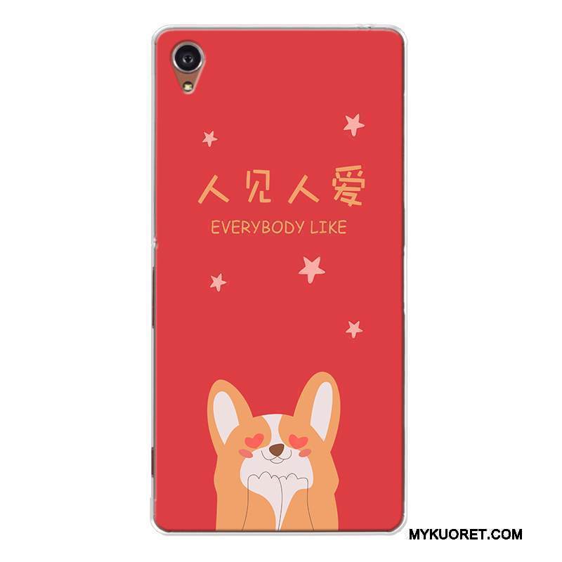 Kuori Sony Xperia Xa1 Laukut Koira Kissa, Kotelo Sony Xperia Xa1 Silikoni Muokata Punainen