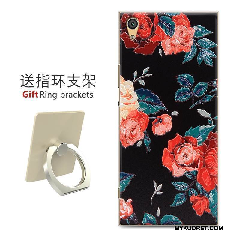 Kuori Sony Xperia Xa1 Maalaus Kova Keltainen, Kotelo Sony Xperia Xa1 Luova Persoonallisuus Puhelimen Kuoret