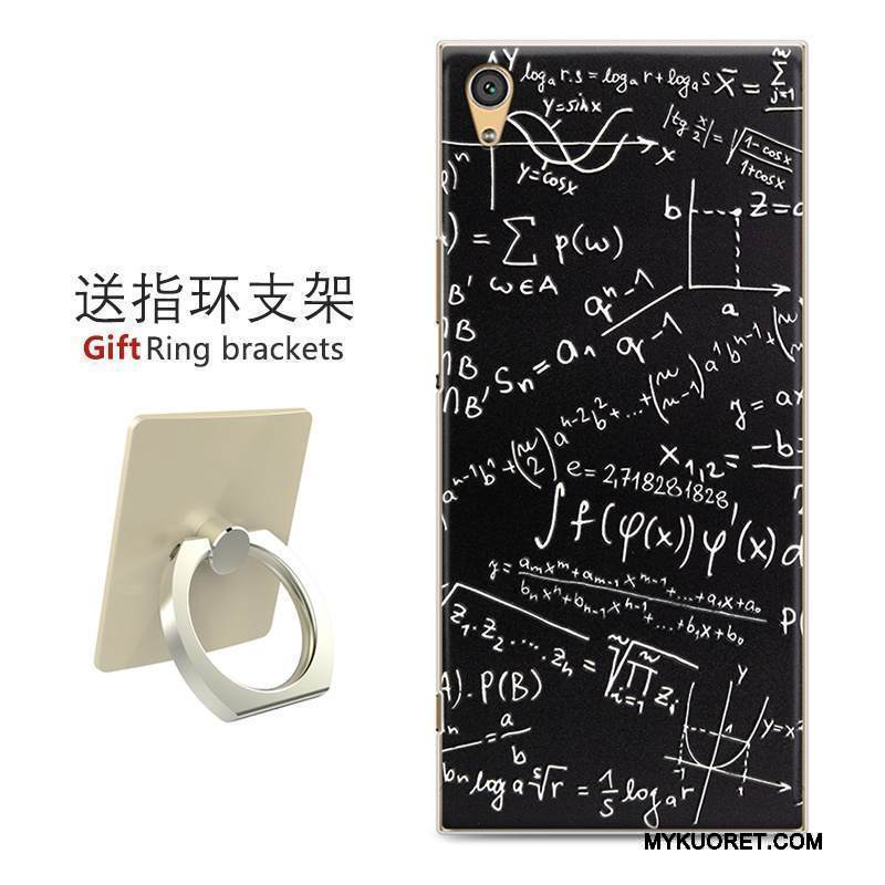 Kuori Sony Xperia Xa1 Maalaus Kova Keltainen, Kotelo Sony Xperia Xa1 Luova Persoonallisuus Puhelimen Kuoret