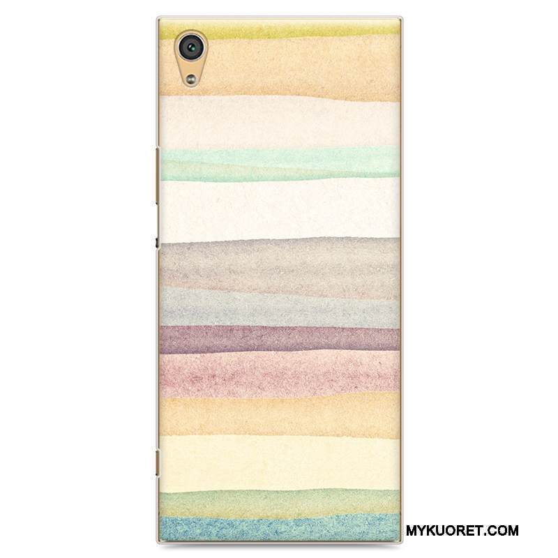 Kuori Sony Xperia Xa1 Maalaus Kova Musta, Kotelo Sony Xperia Xa1 Sarjakuva Puhelimen Kuoret